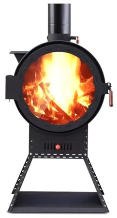 ruyi-1986 Chimenea de leña, Estufa de calefacción de leña Real, Estufa de fósforo con Vista, Estufa de fósforo asado con Rueda, casa de Familia, Villa, casa Rural
