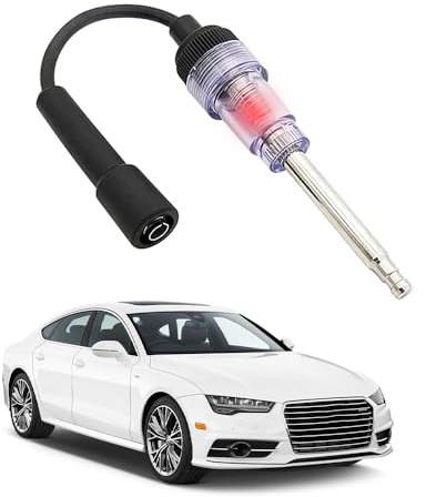 Zündungsprüfer, Zündkerzen Tester, Auto KFZ Motor Zündkerzentester, Motorrad Rasenmäher Diagnosewerkzeug für Zündkerzen, Zündspulen und Verbrennungsmotoren, ideal für Werkstatt und Heimgebrauch