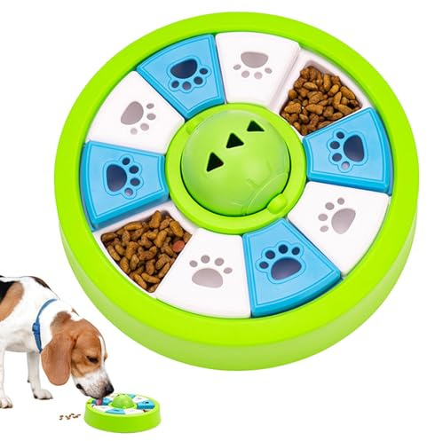 Tewzafiya Juguete de alimentación para Perros, de Perro | Alimentación de Alimentos para Entrenamiento de Inteligencia - Juguetes interactivos para el aburrimiento, Comida Lenta cigo