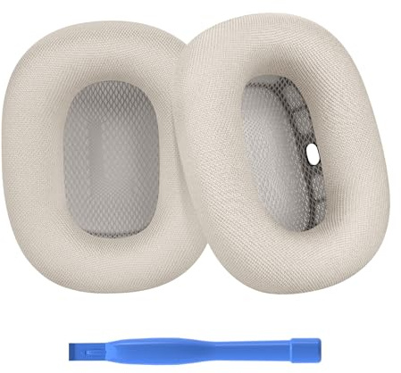 Ersatz Ohrpolster für AirPods Max Kopfhörer von MMOBIEL - Memory- Schaumstoff und Mesh Gewebe Kopfhörer Ohrpolster - Kopfhörer Ersatzpolster – Polarstern
