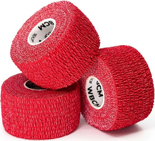WARM BODY COLD MIND Lifting Thumb Tape pour haltérophilie | 3,8 cm x 6,3 m | Ruban Hook Grip pour salle de sport, powerlifting, soulevé de terre, musculation, enroulement athlétique doigt
