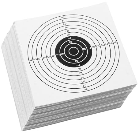 STARVAST 300 Stück Luftgewehr Zielscheiben 14x14cm für Pistole Luftgewehr Airsoft Target Zielscheibe für Kugelfang