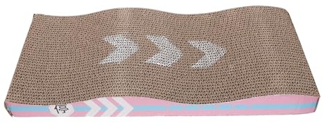 DECHOUS Griffoir de Broyage des Griffes Marron Fonction en Sisal pour Chat et Décompression, Jouet Interactif Maison Animaleries