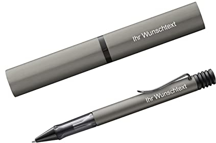 Lamy Kugelschreiber Lx Ru Modell 257, inkl. Laser-Gravur, Farbe Ruthenium