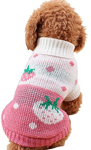 Dog Sweaters Classic Knitwear, Turtleneck Winter Warm Pet Puppy Clothes