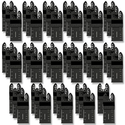 50PCS Universal Oscillating Quick Release Saw Blades Set Multitool Tool Blade for Bosch Craftsman Dremel FEIN Ridgid TCH Makita Milwaukee