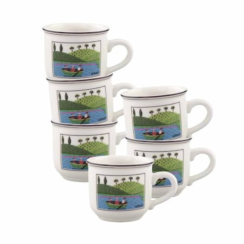 Villeroy & Boch Design Naif 1023371420 - Set di 6 tazzine da caffè, in Acciaio Inox
