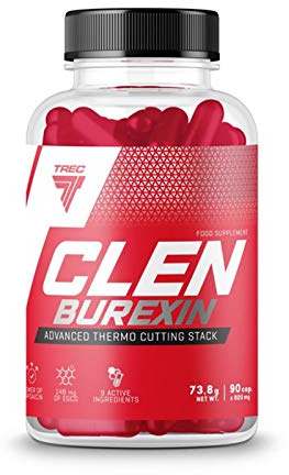 CLENBUREXIN 90 Kapseln | Thermogener Fatburner | Gewichtsverlust | Abnehmen | Reduzierung des Fettgewebes | Schlankheitspillen