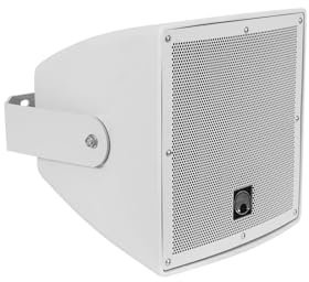 OMNITRONIC ODX-208T Installationslautsprecher 100V weiß | Wetterfester 8-Wandlautsprecher mit Halterung, 150 W RMS
