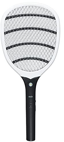 ANSIO Electric Fly Swatter, Fly Zapper Bug Zapper Racket that Kills Flies, Mosquitoes,Effortless and No Mess Elimination of Insects - Rechargeable and Handy for Indoor & Outdoor Use