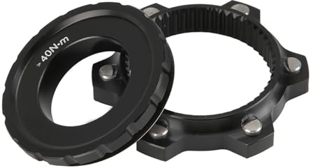 Keenso Center Lock Adapter, Fahrrad Center Lock Adapter für 6 Schrauben Disc Brake Boost Hub Spacer Fahrradteil Zubehör