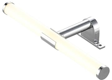 Lindby LED Wandleuchte, Wandlampe Bad Naili (spritzwassergeschützt (Modern) in Chrom (1 flammig) - Wandleuchten Spiegelleuchte Badezimmer Wandbeleuchtung Badezimmerleuchte