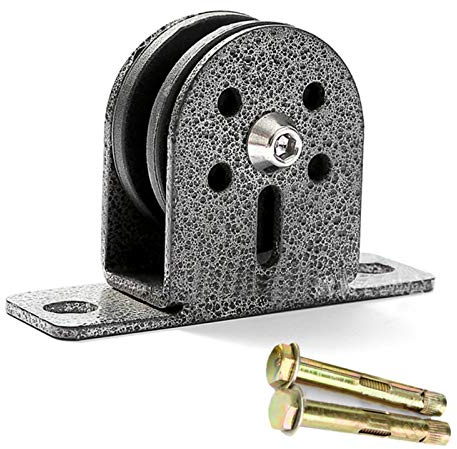 Buding Umlenkrolle Stehblock Aus Edelstahl, Für Max. 6 Mm Drahtseil, Seilrolle Zum Anschrauben Mit Befestigungslöcher, Umlenkblock Stehend, 300 Kg Belastbar