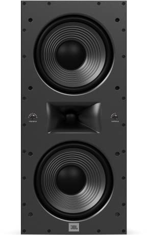 JBL Studio 6 88LCR - Home Theater in-Wall Speaker with Dual 8 PolyPlas Woofers - Easy to Install