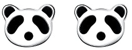 Vansza Boucles d'oreilles pour enfants en argent sterling 925 pour filles, avec clous à visser, livrées dans une boîte cadeau, 5 * 7 mm, Argent sterling