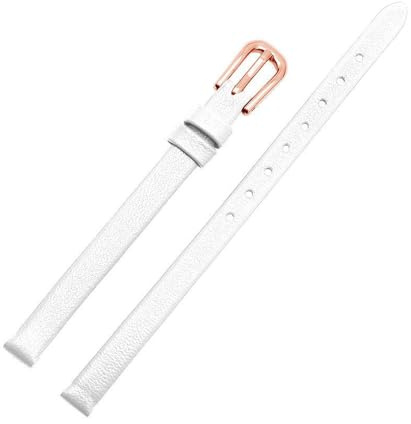 Waikub Cinturino per orologio da donna in pelle, cinturino per orologio di piccole dimensioni, 6mm, 8mm, 10mm, 12mm, 14mm, 16mm, cinturino per orologio.