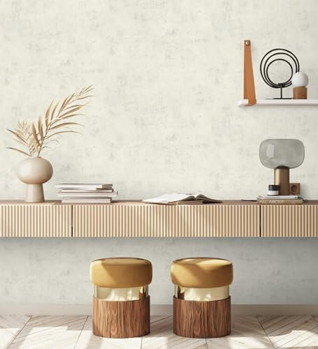 GAULAN 500682761 - Carta da parati vinilica lavabile effetto microcemento con texture ruvida per pareti soggiorno cucina bagno camera da letto corridoio - Campione DIN A4