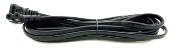 OMNIHIL [UL Listed] Extra Long 10FT L-Shaped C7 Power Cord Replacement for iRobot Roomba Vacuum Charger Dock 17070 17064 e5 e6 I7 Power Cord Cable