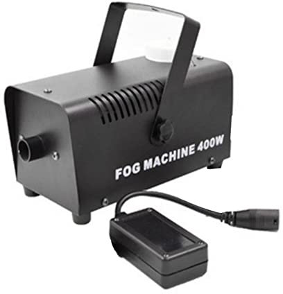KOZWAY Machine à Brouillard, Machine de Brouillard Halloween Mini 400W Machine de fumée Portable Étape 3000 CUFT/Min de fumée de fumée for l'effet de Mariage et de scène