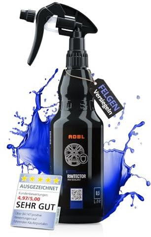 ADBL Rimtector (500 ml) – Sigillatura rapida per una protezione duratura – Crea una barriera idrofobica, facilita la pulizia e la lucentezza – Facile da applicare – Sigillatura a umido per cerchioni