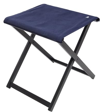 Scalpers Klappbarer Regiestuhl aus Buchenholz, Struktur in Wenge von höchster Qualität, Leinwand in Dunkelblau, 50x46x45,5