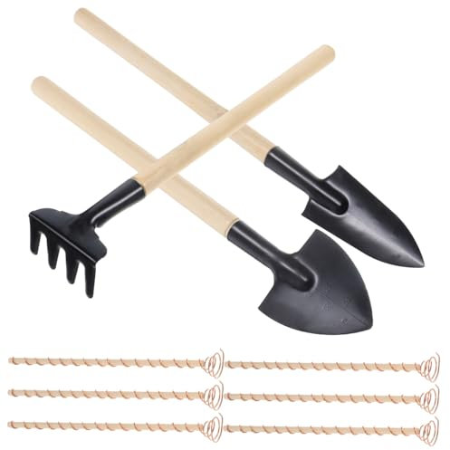 CAXUSD Reines Kupferdraht Pflanzenstäbe Elektrokultur Garten Antenne Kit 9pc Tools Set