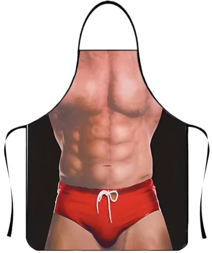ZEPIQOR Lustige Kochschürze Set Sexy Herren Schürze Grillschürze Kreative Tsschürze Als Grill Geschenk Für Männer Kochschürze Lustig