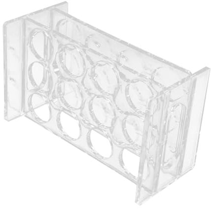 OUNONA Supporto Per Supporto a Coppa Rotonda Cremagliera Espositore Per Bicchieri Da Liquore Titolare Chiaro Colorato Titolare Delle Tazze Barware Sorso Nozze Cocktail Acrilico