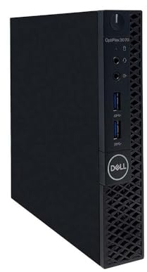 Dell Optiplex 3070 Micro/Core i5 9500T 2.2GHz / 8GB RAM / 256GB SSD/Intel UHD Graphics/Win 11 Pro (Generalüberholt)