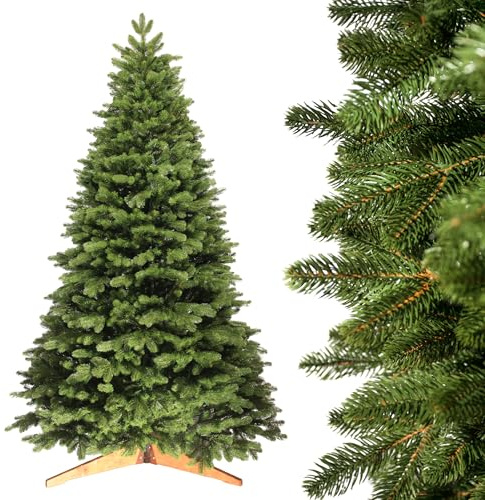 Evergreen Tree® Premium Künstlicher Weihnachtsbaum 180 cm - 100% Spritzguss Weihnachtsbaum mit 3D-Zweige - Naturgetreue & Dicht, Hergestellt in der EU
