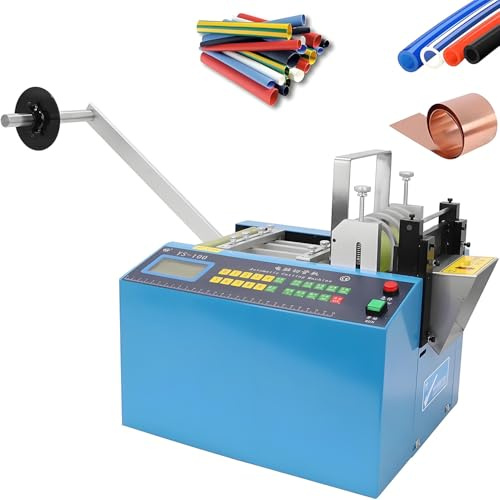 Tagliatubi automatico per tubi termoretraibili, macchina per il taglio di tubi per cavi con larghezza di taglio di 100 mm, tagliatubi automatico per tubi termoretraibili, tubi in fibra di vetro, cavi