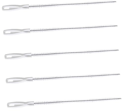 Gadpiparty 5pcs Sewer Cleaning Hooks Spiral Drain Brush Hair Catcher Tools for Kitchen Bathroom Sink Clog Removal Safe Reusable Hair Grabber for Washbasins Bathtubs