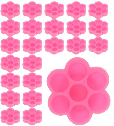 LOLIPPYY Porta Pigmenti per Trucco 200 Pezzi Tazza Colla per Ciglia Contenitore Plastica per Estensioni Ciglia per Applicazioni in Saloni e Uso Professionale