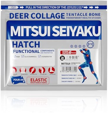 DRMITSUI Herbal Heat Patches, 8-Hour Deep Warming Comfort, Suitable for Knee, Back, Neck, Shoulder, Joints & Muscles, Long-Lasting Soothing Strips, 6 Count