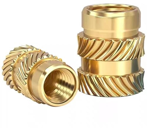 300 pz M1.6 OD 2.5mm Altezza 2-6mm Inserti Filettati Calore Pressa Flangia In Ottone Dadi Zigrinato Hot Melt Inserto In Rame for 3D(M1.6 * 5 * 2.5mm)