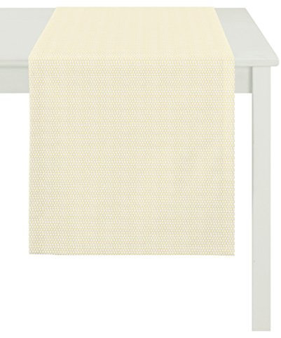 Apelt Läufer, Polyester, Gelb, 48 x 140 x 0.5 cm