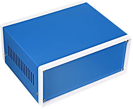 Sourcingmap Metal Blue Project Junction Box Enclosure Case 200 x 165 x 90mm/7.87 x 6.5 x 3.54inch