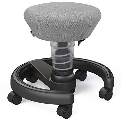 aeris Swoppster Kinderhocker – ergonomischer Kinder-Schreibtischstuhl – Kinder-Drehstuhl für gesundes Sitzen – Kinderstuhl stufenlos höhenverstellbar, 32-47,5 cm Sitzhöhe