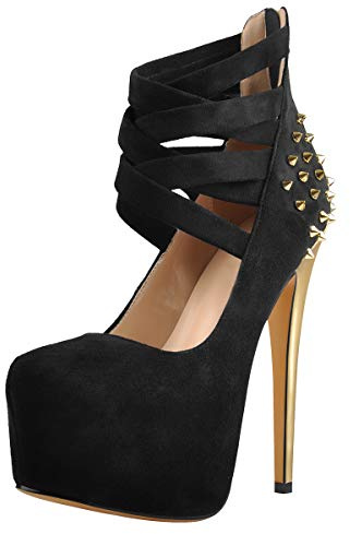 Only maker Damen Riemchenpumps Plateau High Heels Stiletto