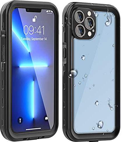 AICase für iPhone 13 Pro Max Wasserdicht Hülle,360 Grad Rundum Schutz mit Eingebautem Displayschutz IP68 Zertifiziert wasserfeste handyhülle Outdoor Case für iPhone 13 Pro Max 6.7 Zoll