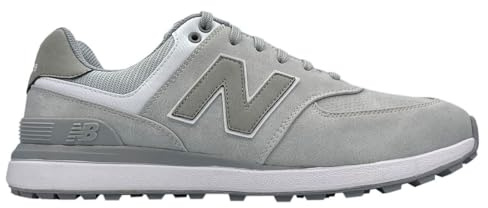 New Balance Men's 574 Greens v2 Golf Shoe, 11 D, Light Grey