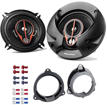 Auto Lautsprecher Boxen 13cm 3 Wege Koax 500 Watt Pioneer TS-R1350S passend für Mercedes Citan (W415) ab 2012 Türen Front