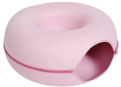 Katzenhöhle Katzentunnel Aus Filz Katzenbett Multifunktionalle Katzensofa Mit Reißverschluss, Abnehmbares Spielrohr, Spielzeug Mit Sichtloch, Weiches Filzversteck Für Kätzchen, Haustiere, Katzentunnel