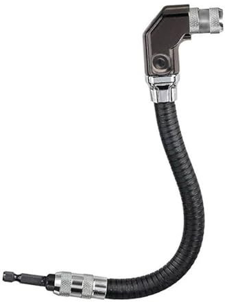 90 Degree Electric Drill Chuck Right Angle Electric Drill Corner Woodworking Tool Flexible Shaft Extension Rod Drill