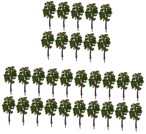 SEWACC 30pièces Modèles De Pommiers Simulation pour Décoration De Paysage Intérieur Ornements Verts pour -Paysage Et Aménagement pour Maison Et Fête