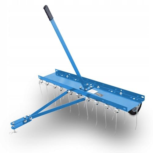 Trädgårdsräfsa gräsmatta kam grästraktor barnskottkärra 102 cm