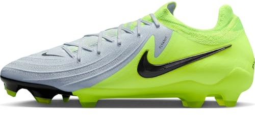 Nike Low-Top-Fußballschuh Nike Phantom Gx 2 Pro Fg Low-Top-Fußballschuh, Metallic Silver/Black-Volt, FJ2563-003, 44 EU (10 US)