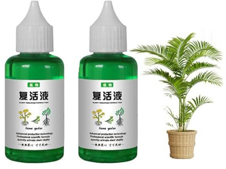 2 Pièces Liquide De Résurrection Pour Plan-tes, 50ml Concentré Liquide Fertilisant Engrais Pour Légumes, Fruits Et Fleurs Engrais Plant Resurrection Hormones D'enracinement Pour Boutures