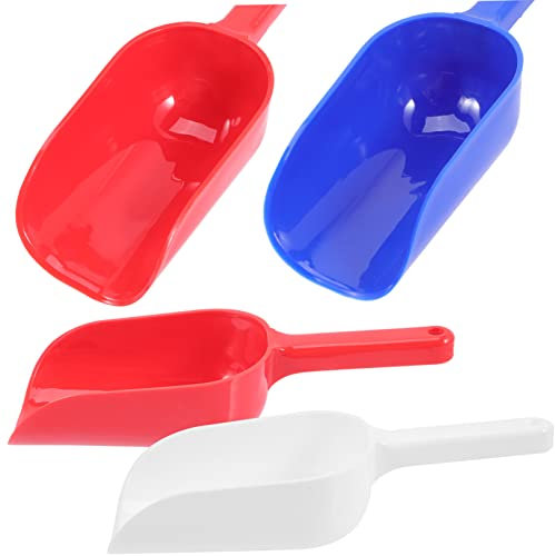 IMIKEYA 4pièces Lot de Pelles Jouets Légères pour Garçon Fille Pelles à Sable Extérieur Plage Portables à Creuser pour Sable