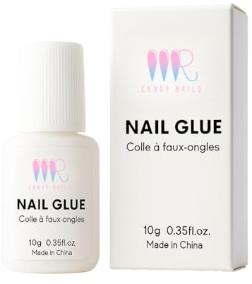 Colle Faux Ongles avec Pinceau – Nail Glue 10g | Adhérence Longue Durée Jusqu’à 3 Semaines | Application Précise & Séchage Rapide | Fini Transparent – Usage Pro & Perso